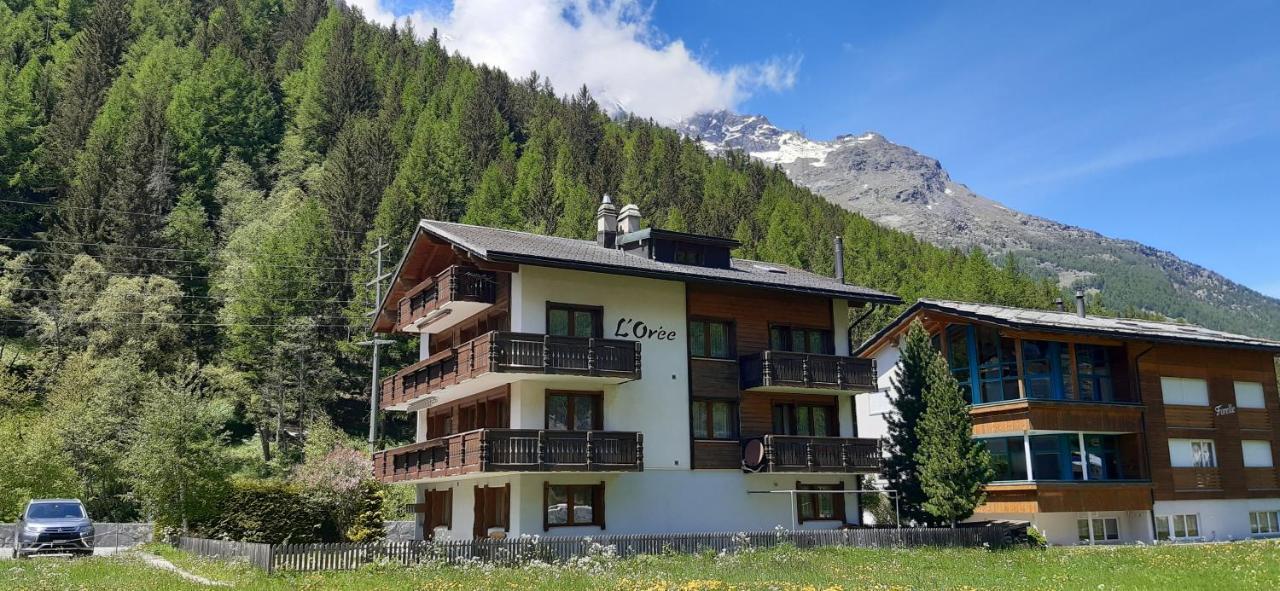 Haus L' Orée Saas-Grund Extérieur photo